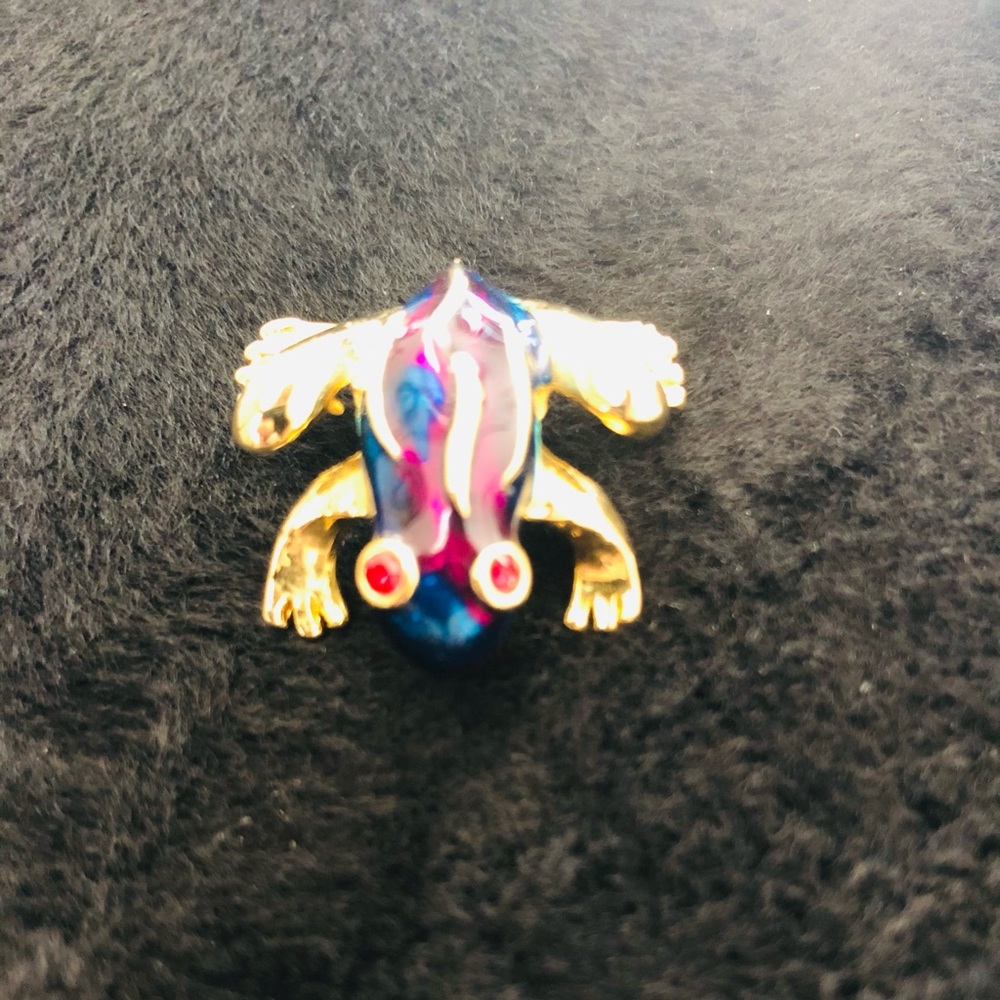 FROG BROOCH PIN